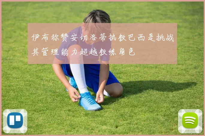 伊布称赞安切洛蒂执教巴西是挑战其管理能力超越教练角色